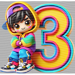 Cartoon letters-CL 675